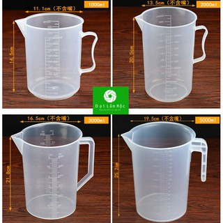 Bộ ca đong chia vạch 2000-3000-5000ml