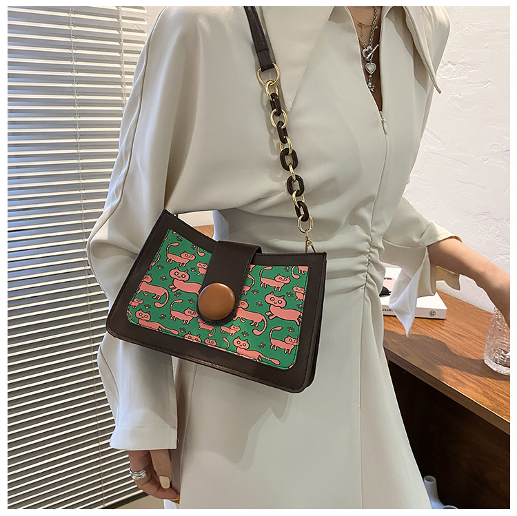 Túi Đeo Vai Nữ In Hình Quả Dâu Xinh Xắn