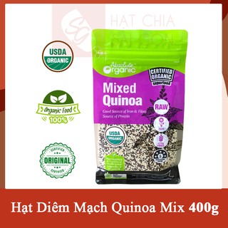 Hạt Diêm Mạch Quinoa Mixed NHẬP KHẨU ÚC 400g QUINOA MIX ABSOLUTE ORGANIC 400G