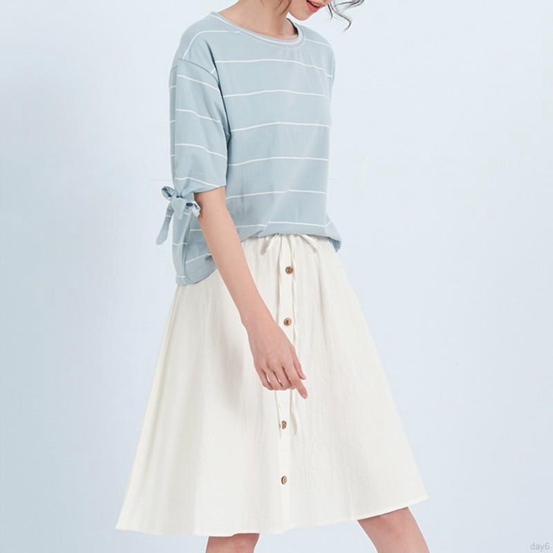 FREESHIP ĐƠN 99K_ Chân Váy Lưng Cao Màu Trơn Thời Trang Mùa Hè | BigBuy360 - bigbuy360.vn