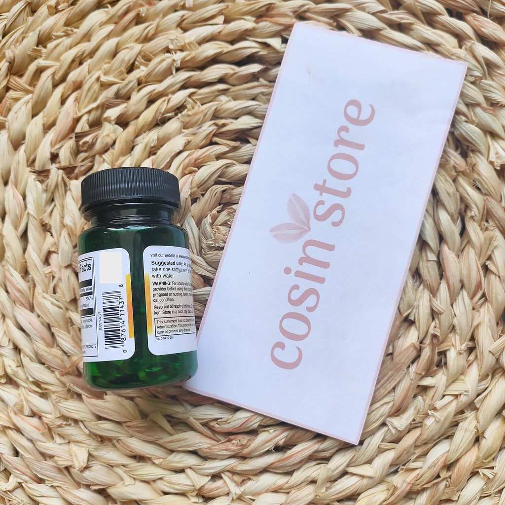 Viên Uống Swanson Vitamin E 200 IU 90mg 60 viên của Mỹ - Hỗ trợ chống lão hóa Cosin Store