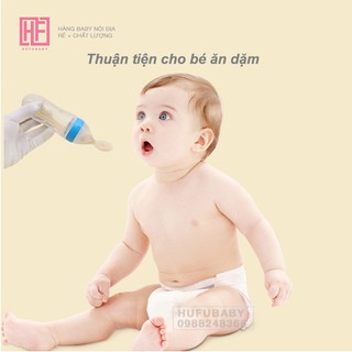 Bình thìa silicon ăn dặm cho bé