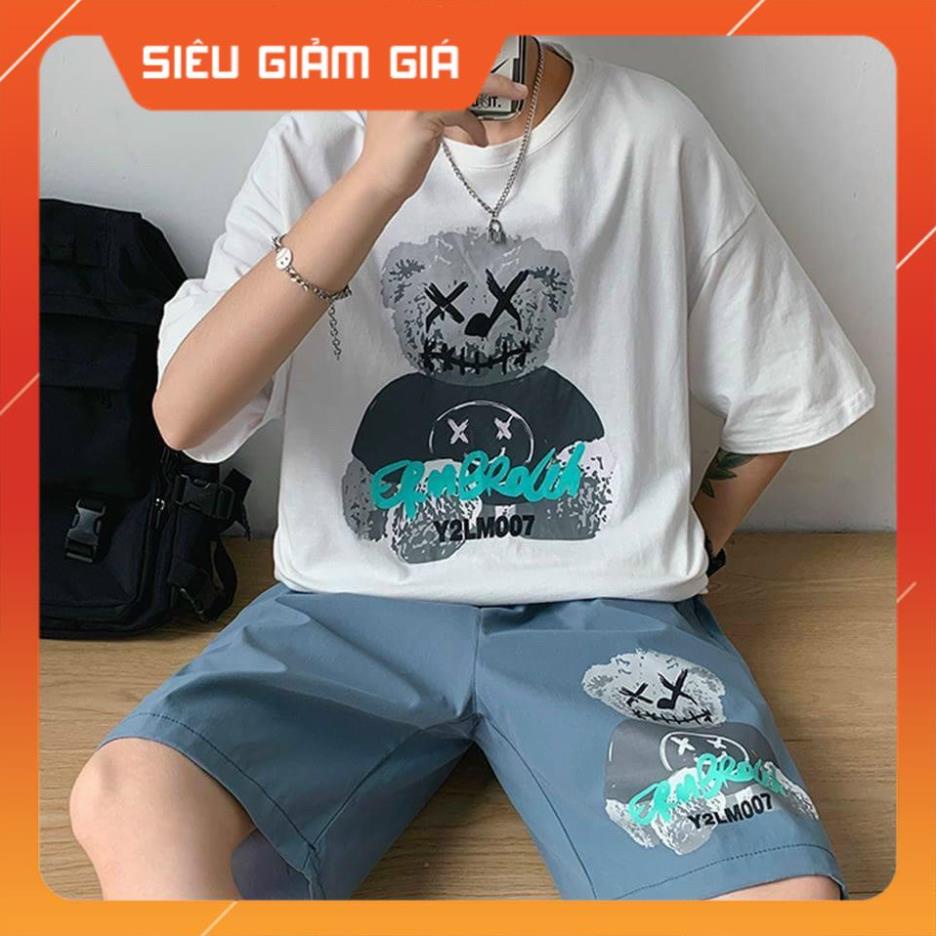Sét đồ bộ mặc nhà nam- đồ thể thao nam in hình GẤU