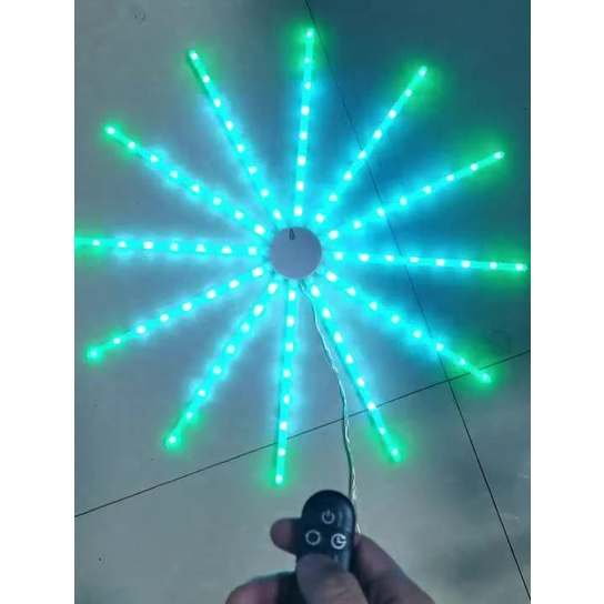 Đèn LED RGB DC 5V chống thấm nước hình pháo hoa độc đáo