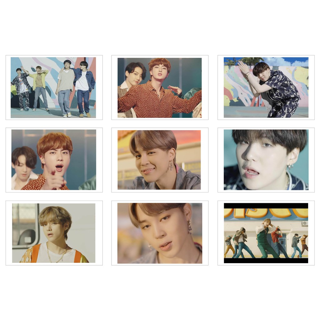 [Ép Lụa] Lomo Card BTS - MV Dynamite ( 36 ảnh)
