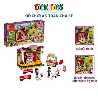 HỘP XẾP HÌNH KIỂU LEGO FRIENDS - SÂN KHẤU NGOÀI TRỜI CỦA ANDREA 233 CHI TIẾT - LEGO CON GÁI 01058