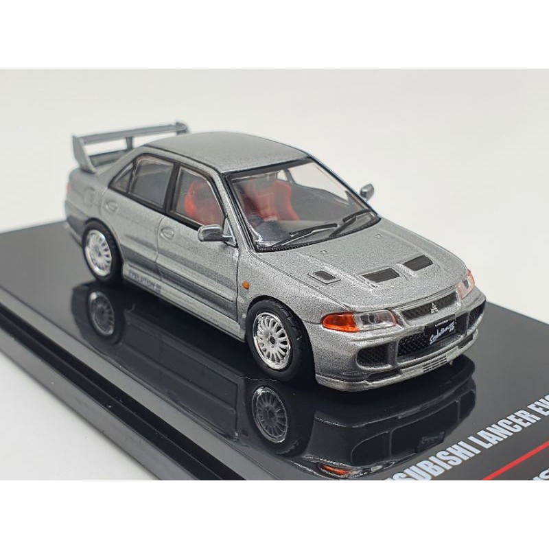 Xe Mô Hình Mitsubishi Lancer Evolution III GSR 1:64 Inno Models ( Xám)