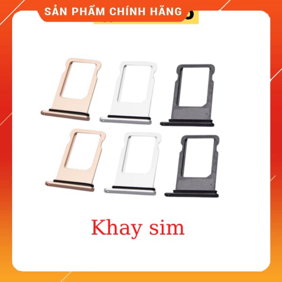 Bộ khay sim+gạt rung+phím iphone 7plus.8g.8plus.x xsmax KUKUTO