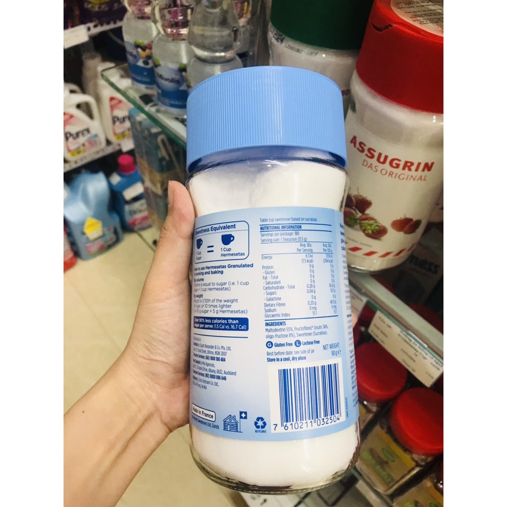 Đường ăn kiêng Hermesetas Thuỵ Sỹ