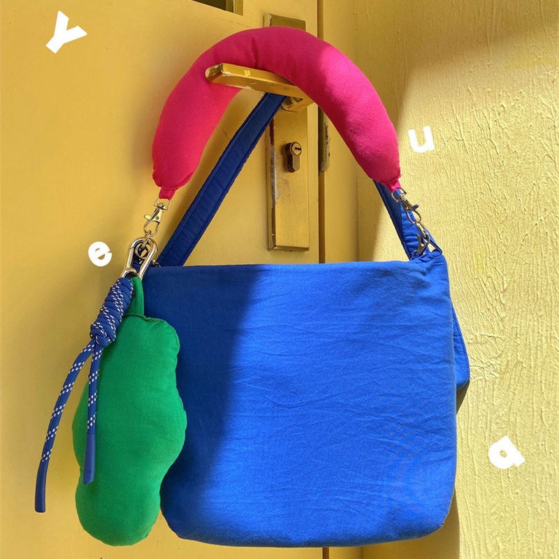 Túi Đeo Vai Phủ Lông Mềm Thêu Họa Tiết Dễ Thương Thời Trang Thu Đông Cho Nữ 2022