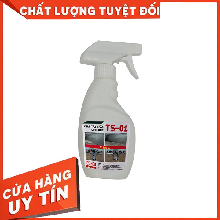 Hóa Chất-Chai xịt tẩy rửa sinh học, tẩy rửa inox, đồ sứ, bếp ga TS-01 300ml