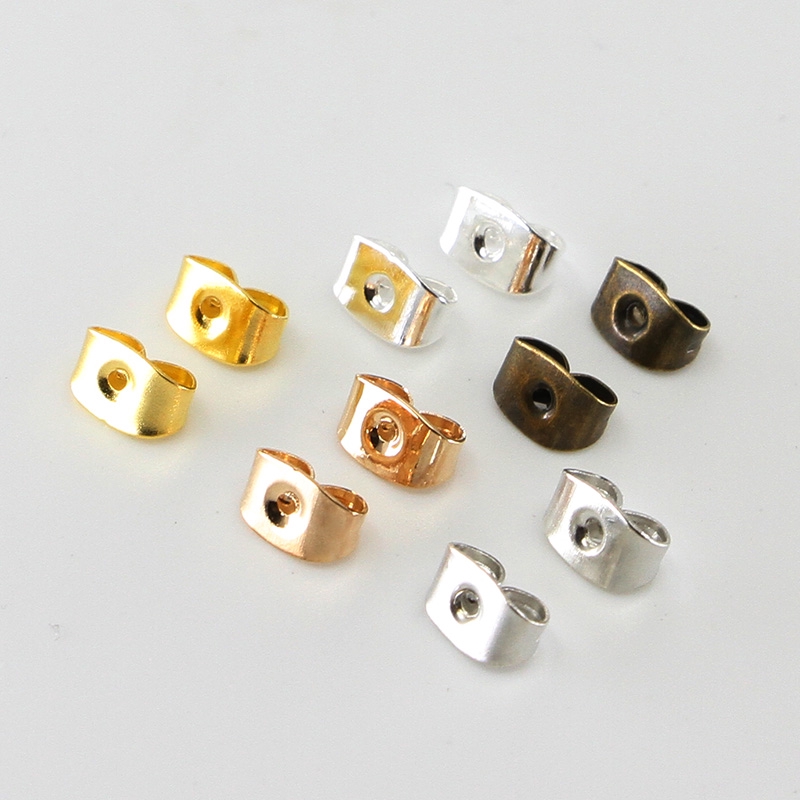 Set 200 nút chặn bông tai ST.KUNKKA kiểu bướm DIY