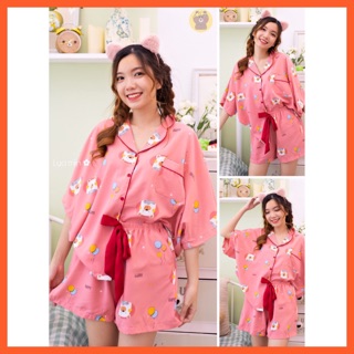 Đồ bộ ❤️ freeship ❤️ đồ bộ pijama lụa mịn cao cấp cánh dơi, quần đùi