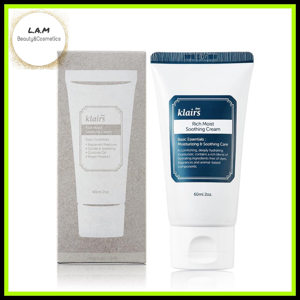 Kem Dưỡng Da Dear KLAIRS Rich Moist Soothing Cream | BigBuy360 - bigbuy360.vn