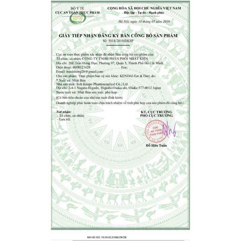 Viên uống giảm cân 12kg Minami Healthy Foods