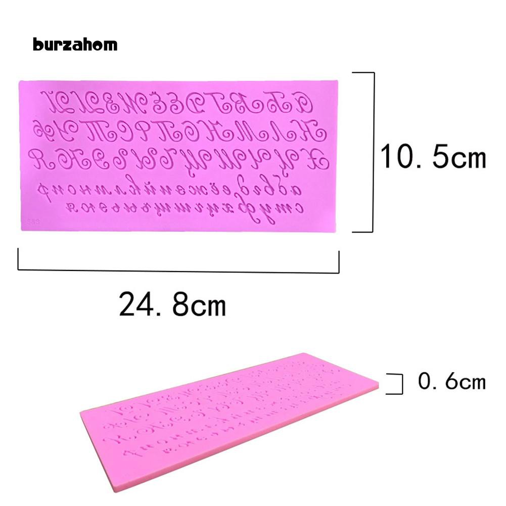 Khuôn làm bánh kẹo fondant hình chữ cái đẹp mắt