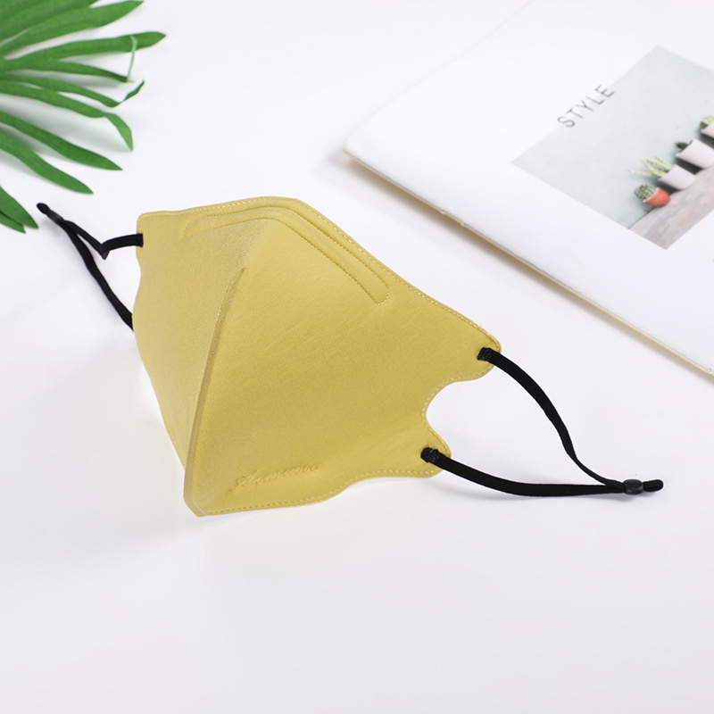 Adult 3D ice silk cotton mask spring and summer comfortable breathable feel soft self-contained nose bridge clause sun-proof dust-proof washing cloth mask