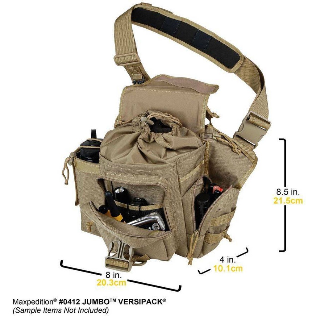 MAXPEDITION BLACK JUMBO VERSIPACK Túi dã ngoại/ tactical