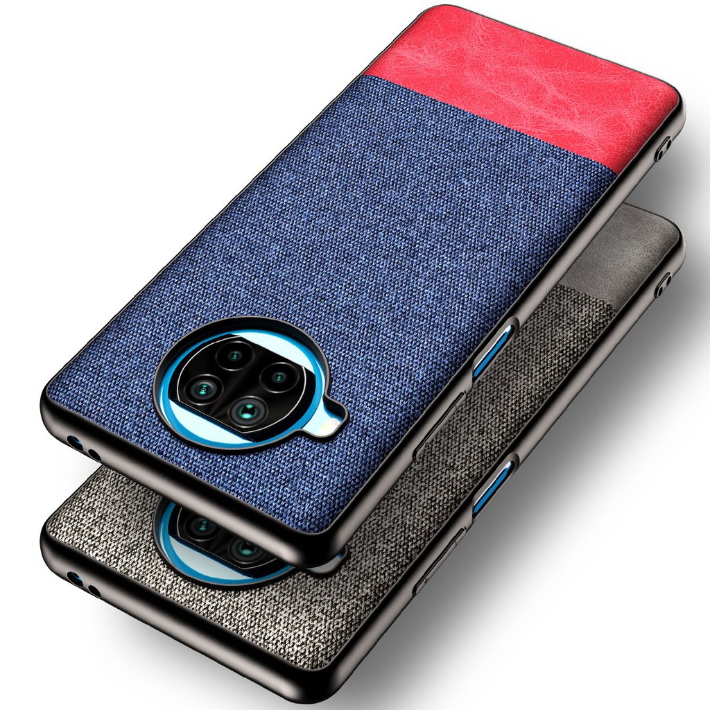 Ốp Xiaomi Mi 10T Lite / Note 9 Pro 5G vải da mềm thời trang cao cấp chất đẹp