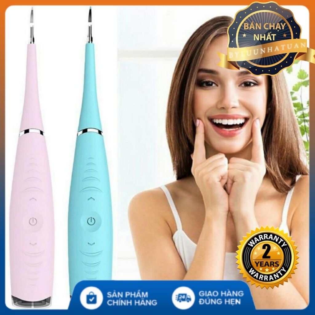 Máy Lấy Cao Răng Tại Nhà Dental - Sạc pin 3 Chế Độ Rung Loại Sạch Mảng Bám, Cao Răng,Vết Ố Cứng Đầu Nhất - BH 2 năm