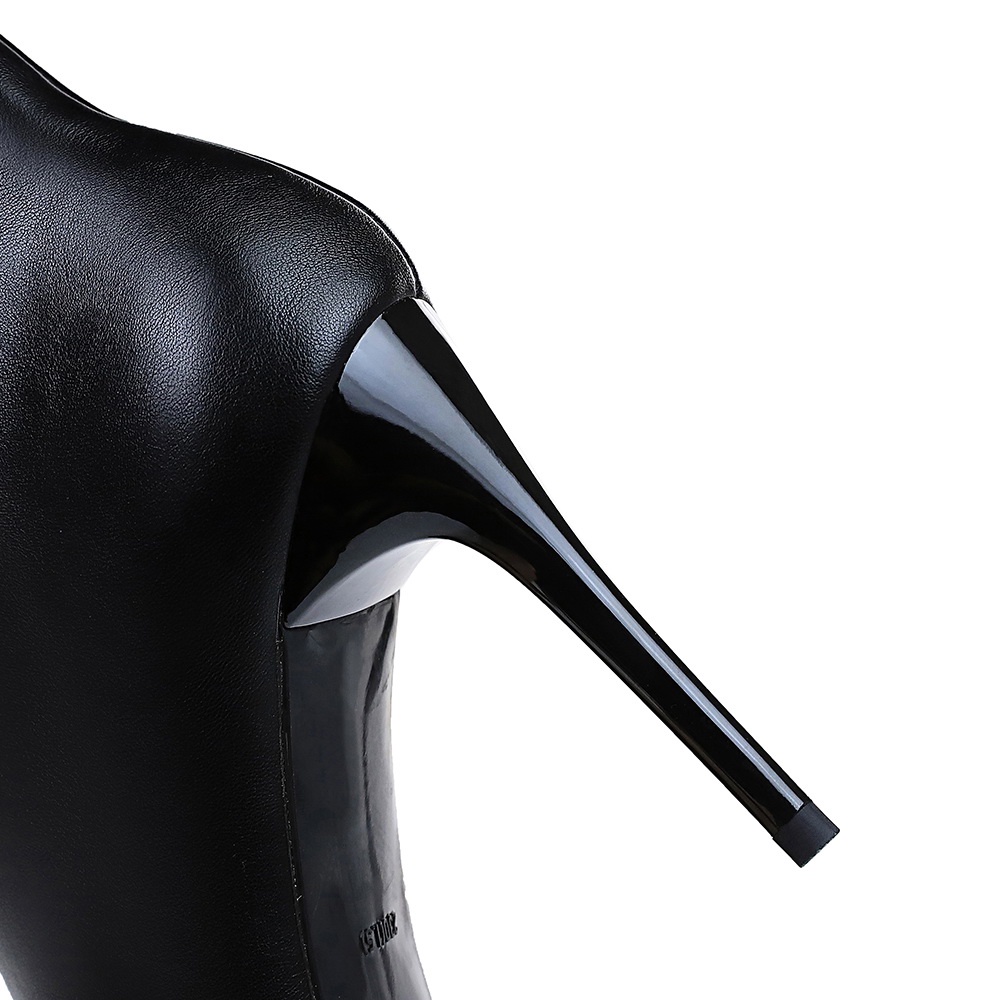 BIGTREE Chính Hãng Giày Bốt Cao Gót 9.5cm Thời Trang Công Sở Cho Nữ Mall-173-13