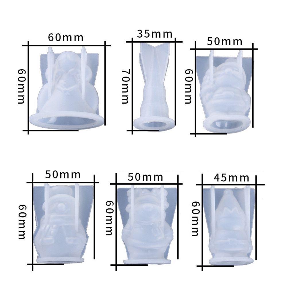 Khuôn Silicone Làm Cây Thông Giáng Sinh Hình Người Tuyết / Ông Già Noel