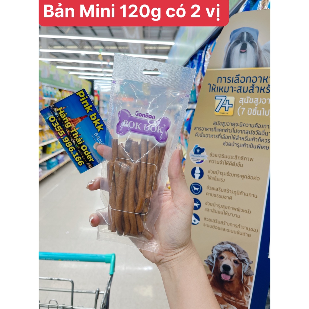 Thanh dinh dưỡng  BOK DOK Mini 120g ⚡ NỘI ĐỊA THÁI LAN⚡ Túi nguyên bản từ nhà máy không phải túi chiết.