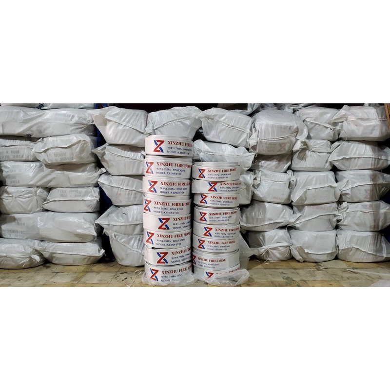 Cuộn vòi chữa cháy Xinzhu D50,13 bar, 20m kèm khớp nối có tem kiểm định