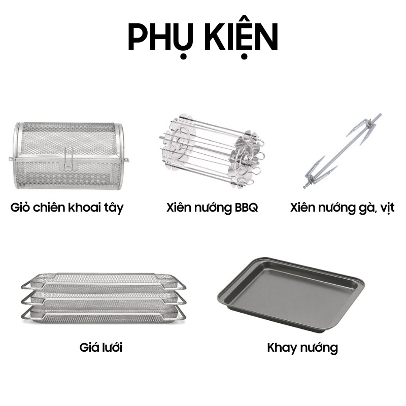 [Mã ELHADEV giảm 4% đơn 300K] Nồi Chiên Không Dầu HAFELE AF-602A 535.43.711 (11L) - Bảo Hành 1 Năm