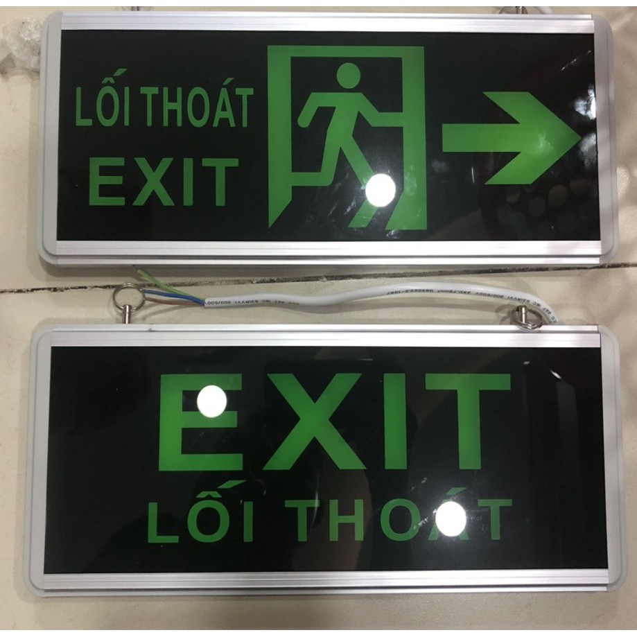 [XÃ KHO] BẢNG EXIT CÓ ĐÈN - ĐÈN BÁO EXIT,  ĐÈN SỰ CỐ SÁNG KHI MẤT ĐIỆN [HCM]