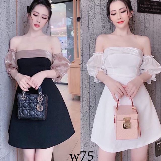 Đầm xòe cúp ngực tay búp siêu HOT