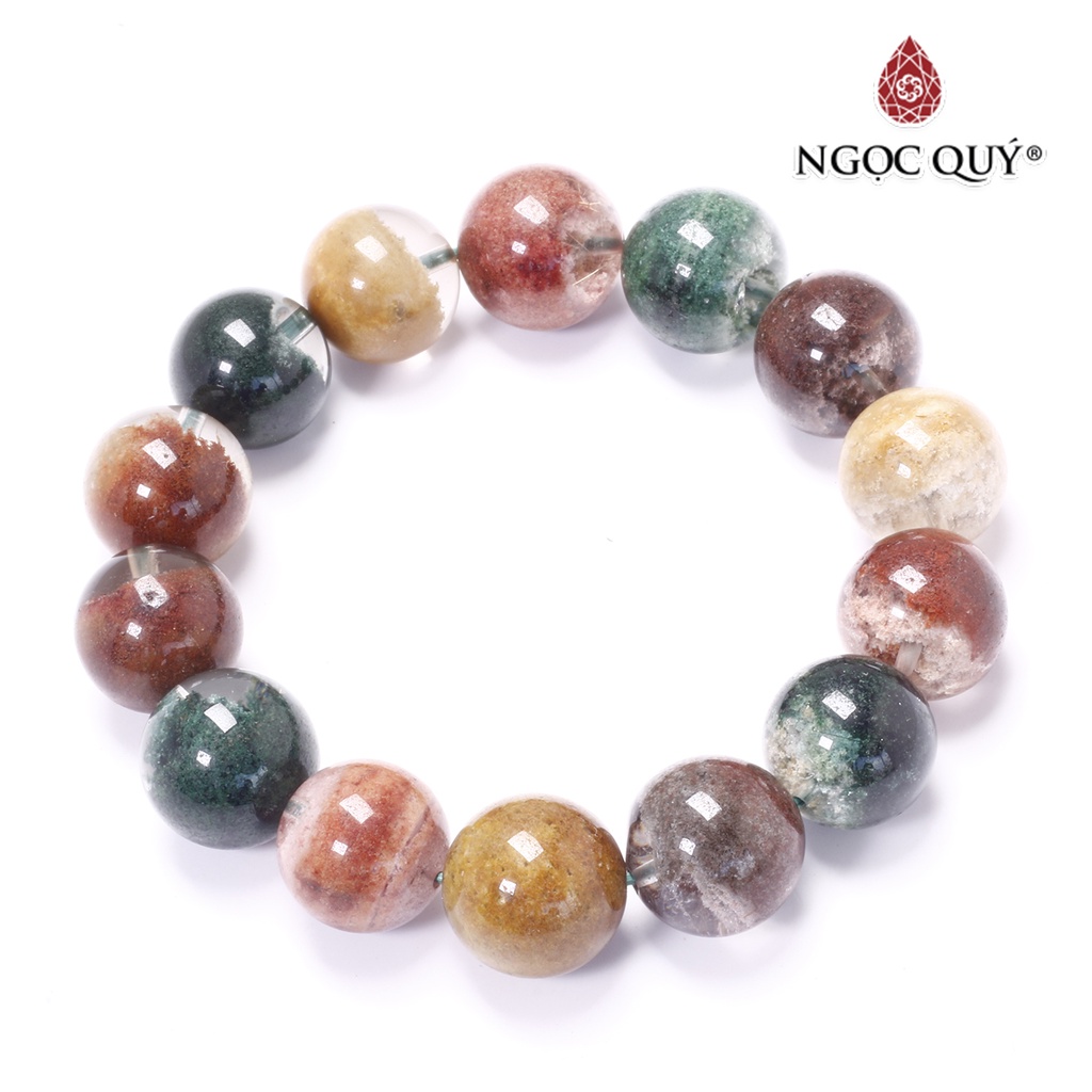 Vòng tay đá TA ưu linh đa sắc - Ngọc Quý