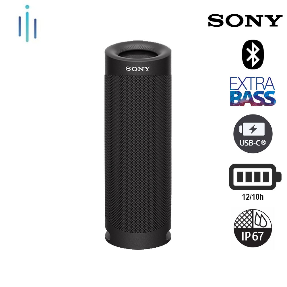 Loa Bluetooth Sony SRS-XB23 Màu Đen
