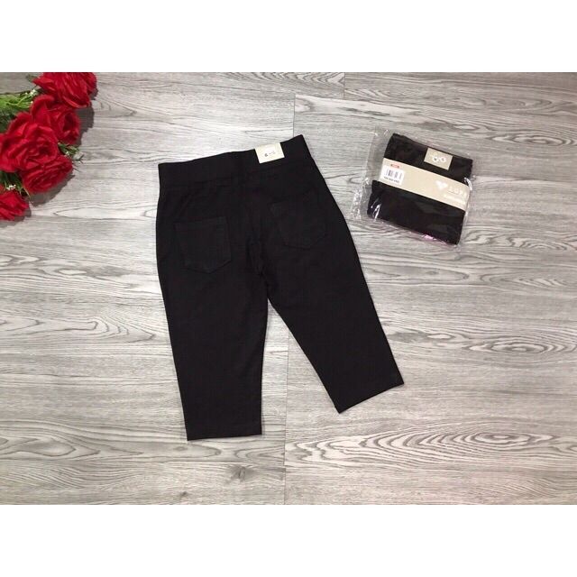 Quần legging lupperi lửng 2 túi dán