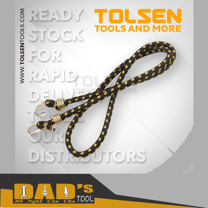 DÂY RÀNG HÀNH LÝ CAO SU 60/120/180CM - TOLSEN 62237/39/40