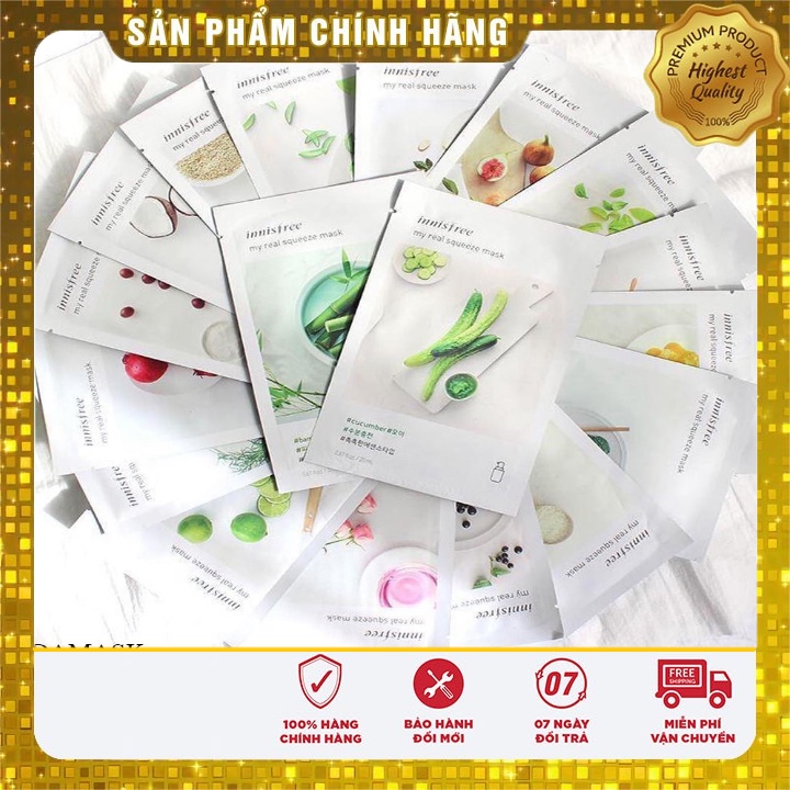 [Chính Hãng] mặt nạ innis giấy mix vị