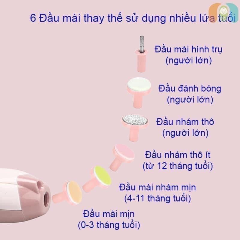 Bộ Mài Móng, Dũa Móng Misuta Cho Bé Từ Sơ Sinh