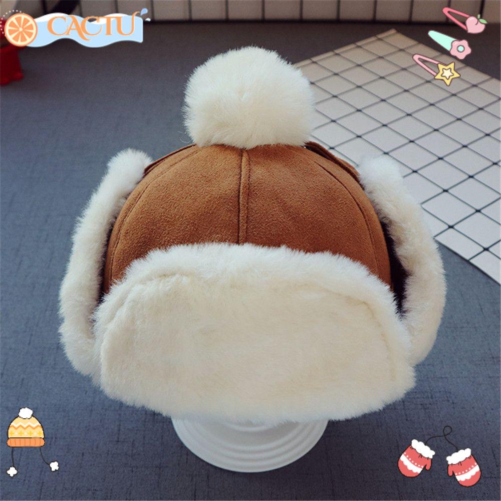 Mũ Dệt Kim Chống Gió Ấm Áp Phong Cách Nga Dành Cho Bé