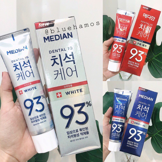 Kem Đánh Răng Median 93% Toothpaste Hàn Quốc 120g