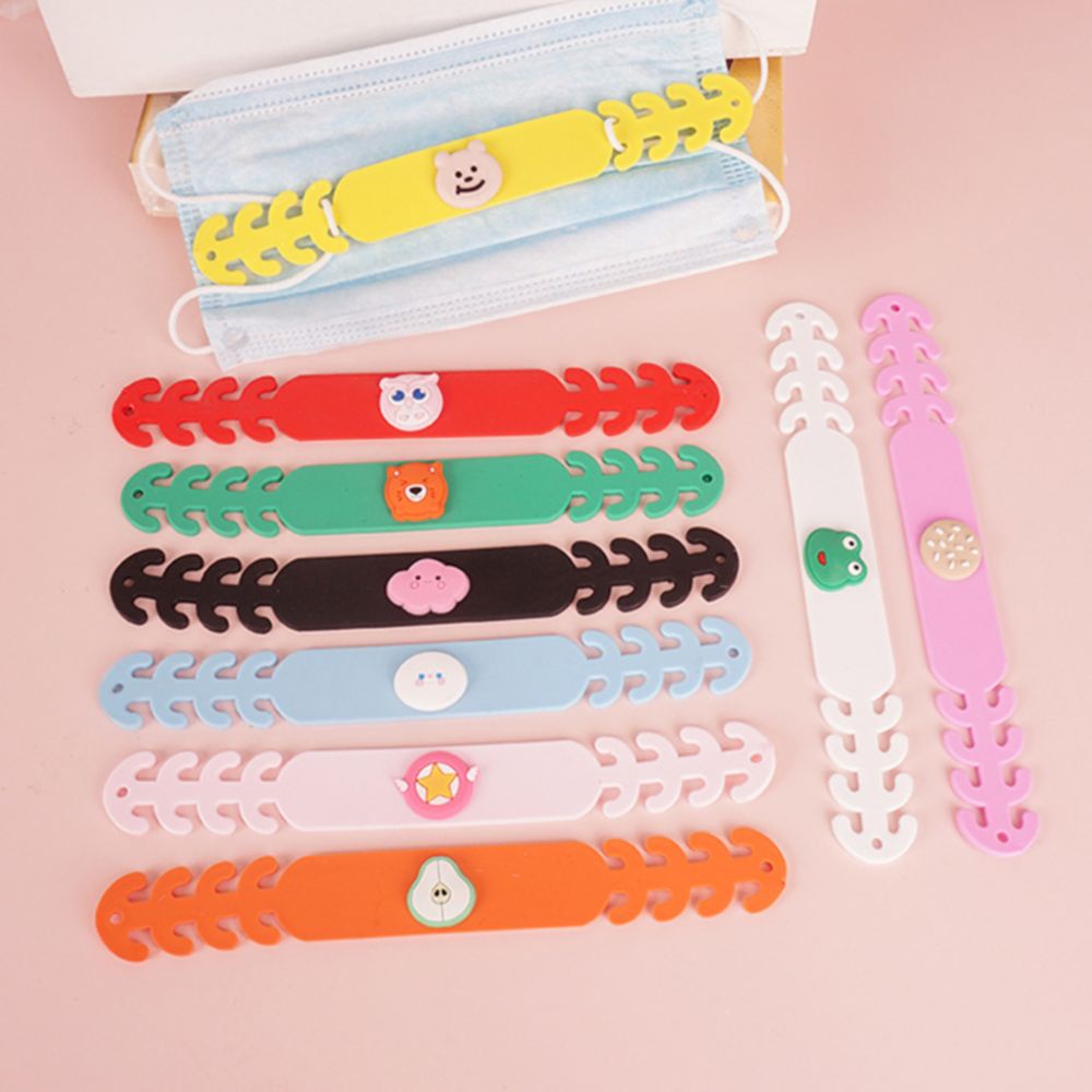 Móc đeo, quai đeo khẩu trang mềm dẻo chống đau tai cho trẻ em và người lớn(giao màu ngẫu nhiên)