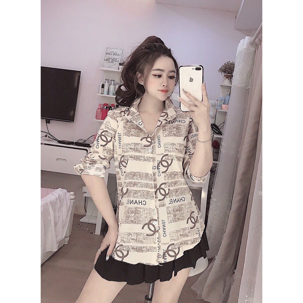 Áo sơ mi lụa hàng đẹp siêu hot