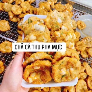 Chả cá thu pha mực 500g