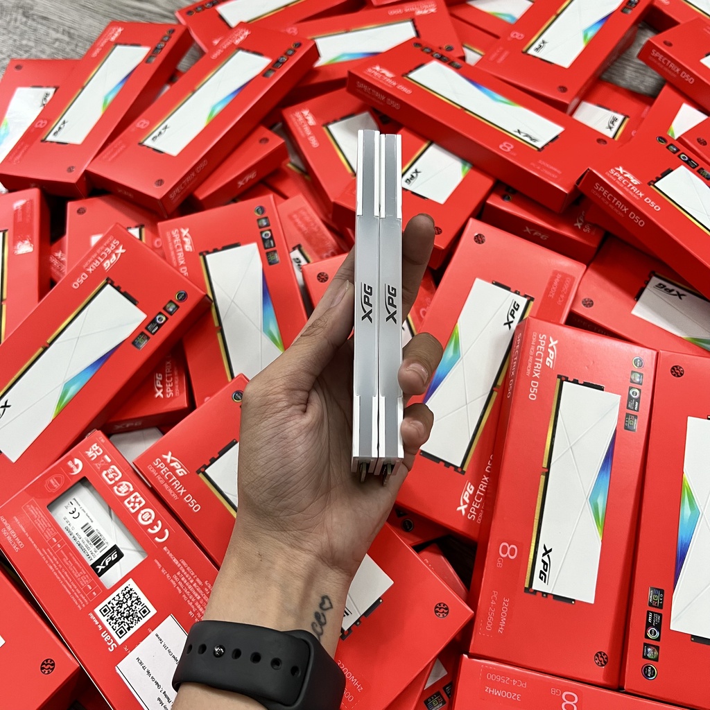 Ram ADATA XPG Spectrix D50 8GB bus 3200 White