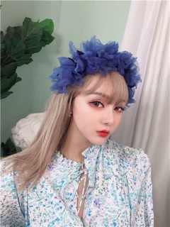 Bờm băng đô hoa voan