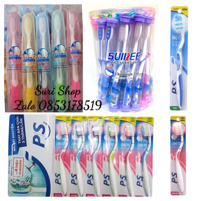 Bàn chải đánh răng PS/ ban chải đánh răng ống