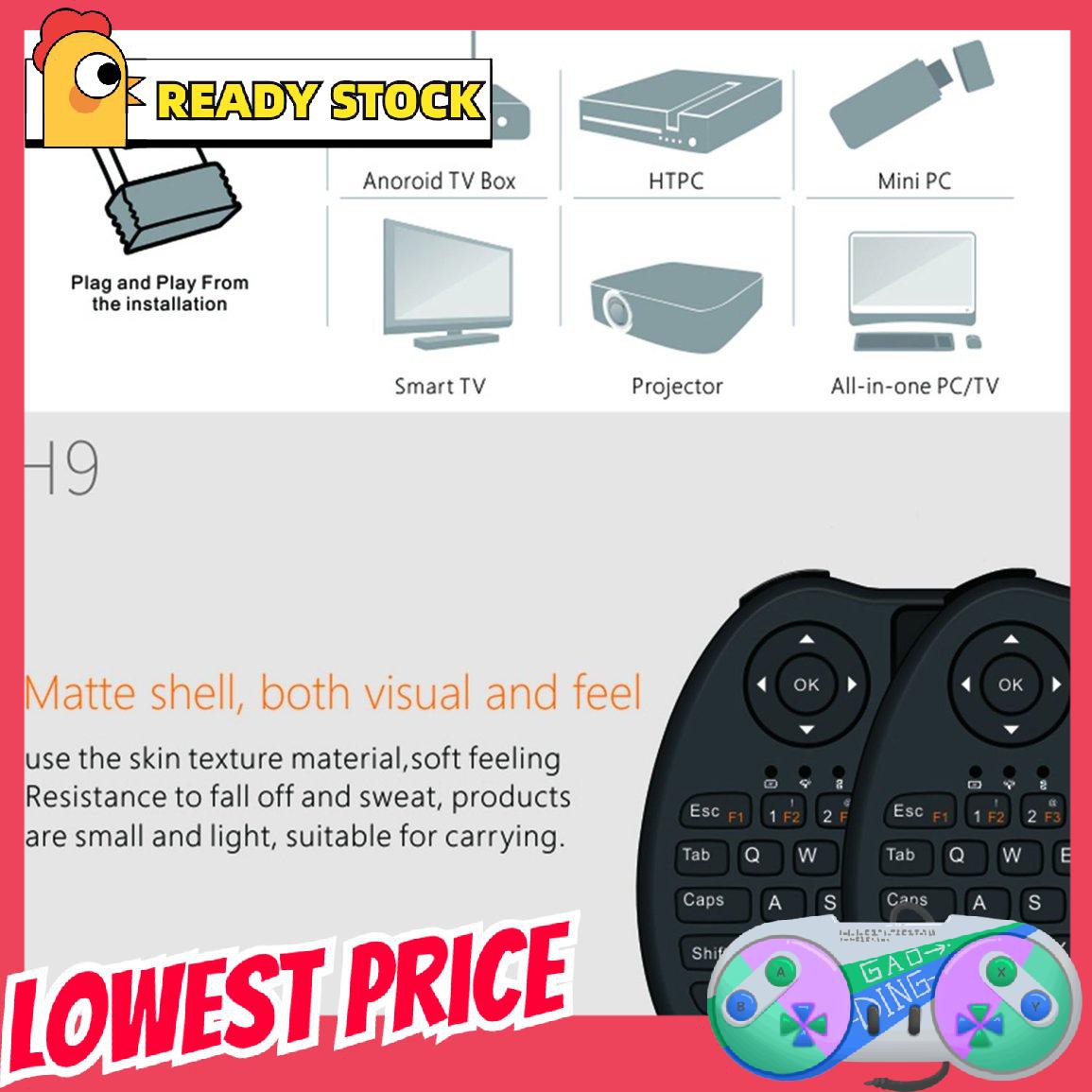 Điều Khiển Chuột Bay Không Dây 2.4ghz H9 Cho Android | BigBuy360 - bigbuy360.vn