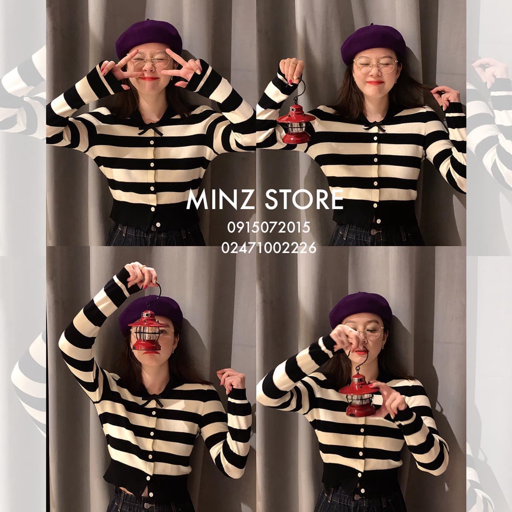 Len kẻ ngang cổ sen #2806 (3 màu) | BigBuy360 - bigbuy360.vn