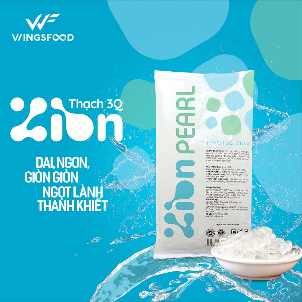 Trân châu 3Q Zion Việt Nam Nguyên vị - túi 2kg
