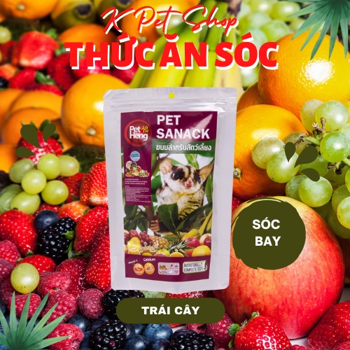 Thức Ăn Sóc Bay Úc Trái Cây Tổng Hợp  FREE SHIP  Pet Heng Thái Lan Sugar Glider Food Thỏ,Bọ,Sóc,Chinchilla