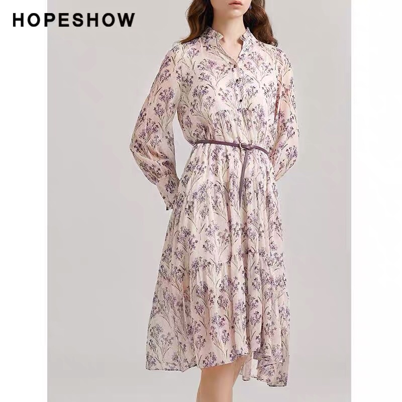 Đầm hoa tím Hopeshow